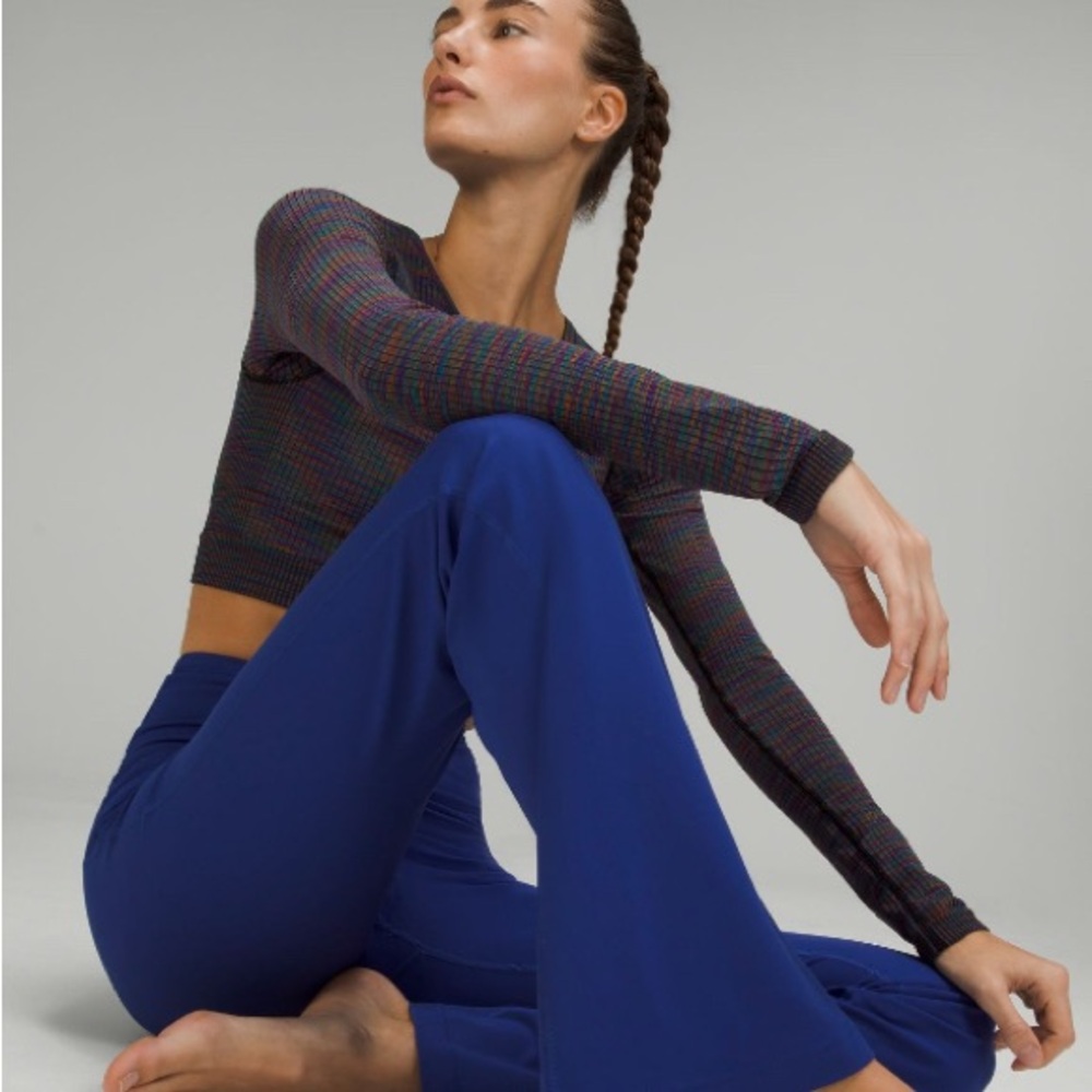 Lululemon Groove Super High Raise Flared Legging - Nulu